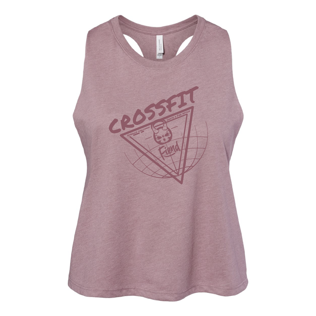 CrossFit Fiend - Embrace Challenge - Women's Racerback Crop Tank